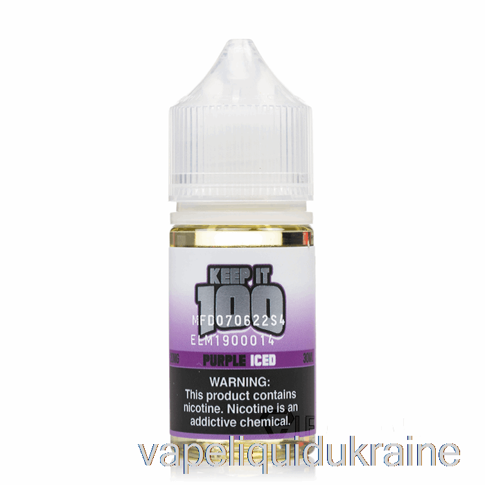 Vape Liquid Ukraine Purple Iced - Keep It 100 SALTS - 30mL 50mg